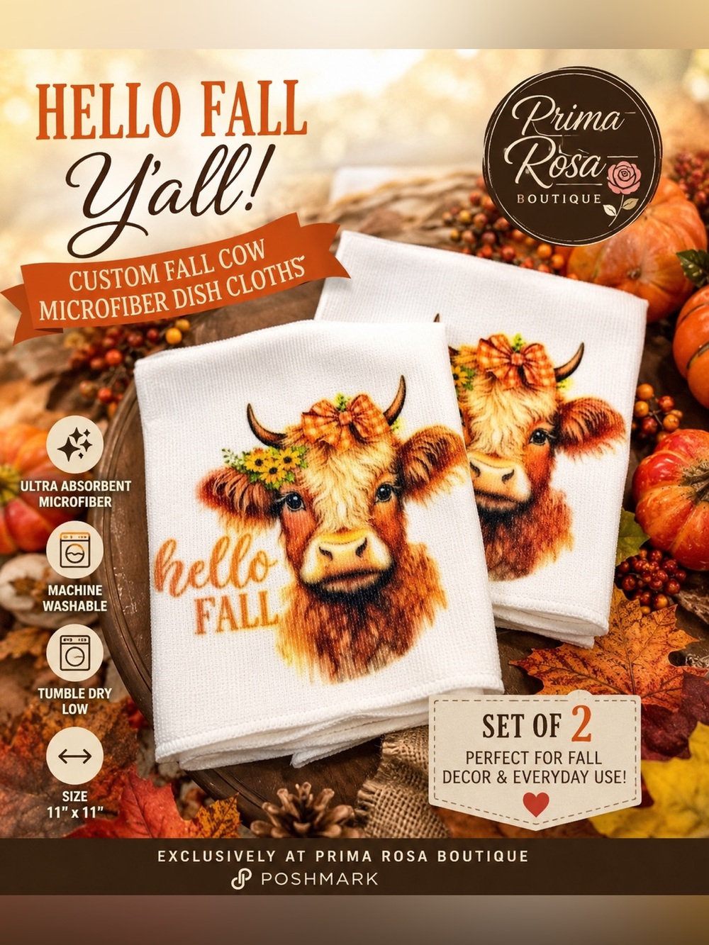 Customized microfiber dish cloths